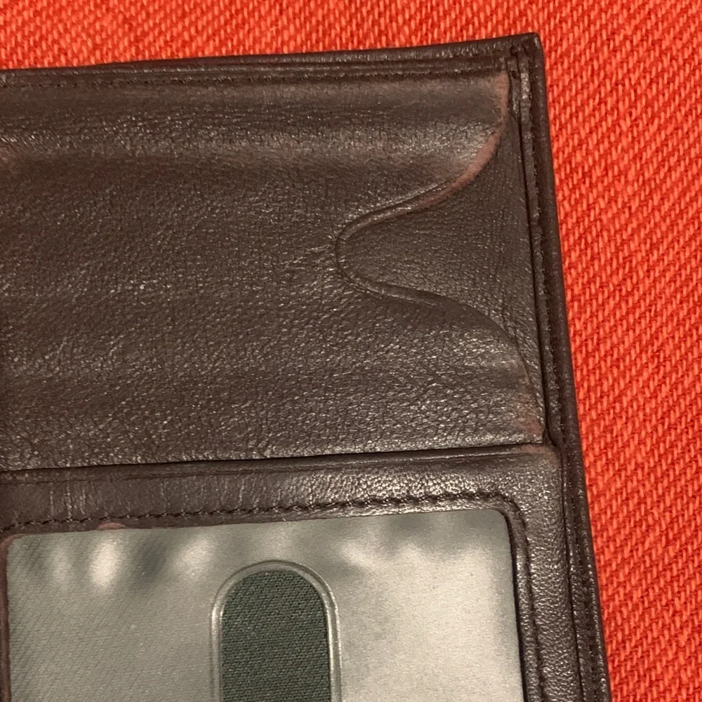 Sophisticated Dark Brown Soft Leather Vertical Wallet